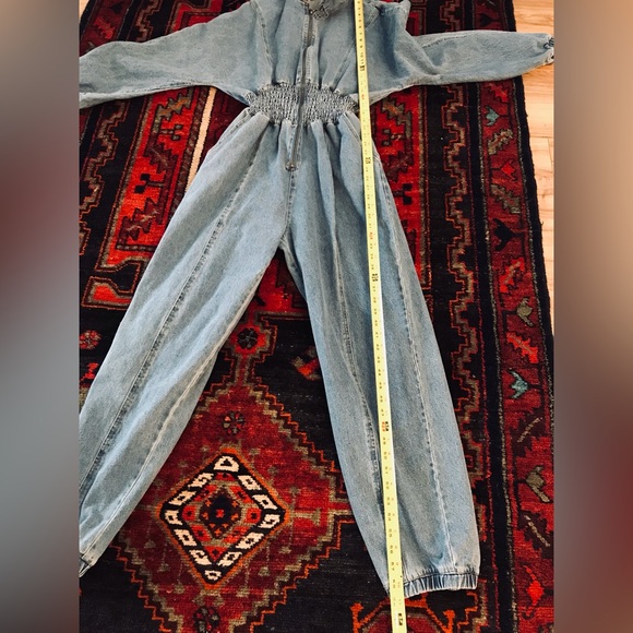 Steve Madden one piece denim jumpsuit Y2K Size Large - Picture 10 of 17